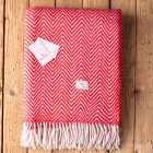 Wool Blanket Red Lychee Hudson